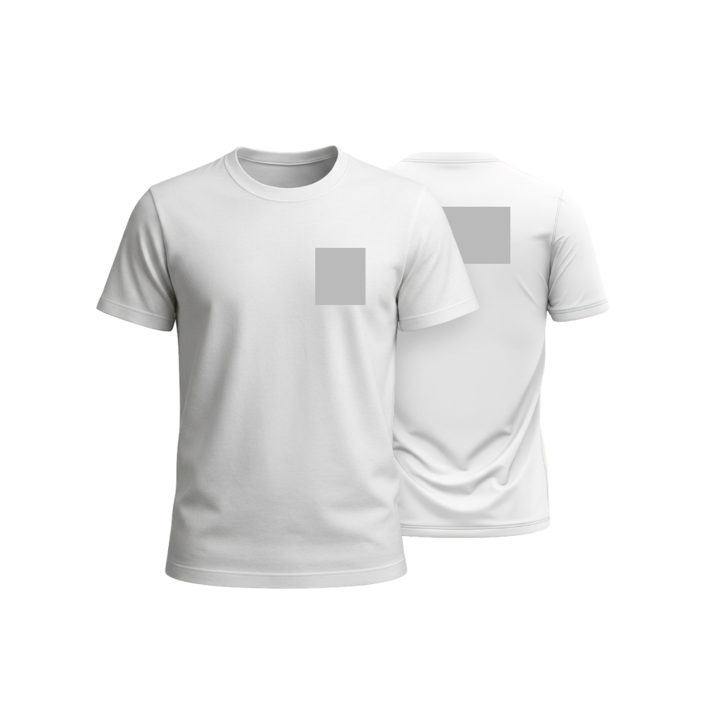 Franelas De Microdurazno Sublimadas Tipo insignia y espalda